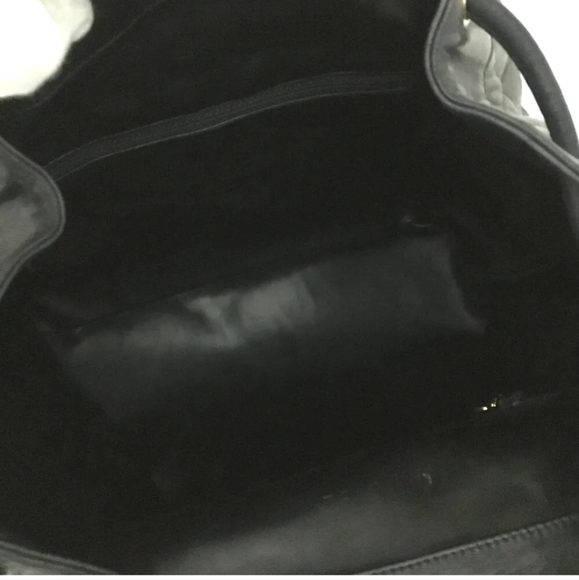 CHANEL Quilted Matelasse CC Logo Lambskin Backpack Black - Picture 9 of 11